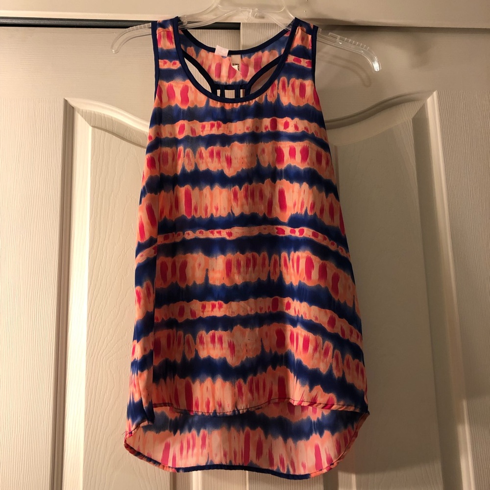 Tie-due design tank top